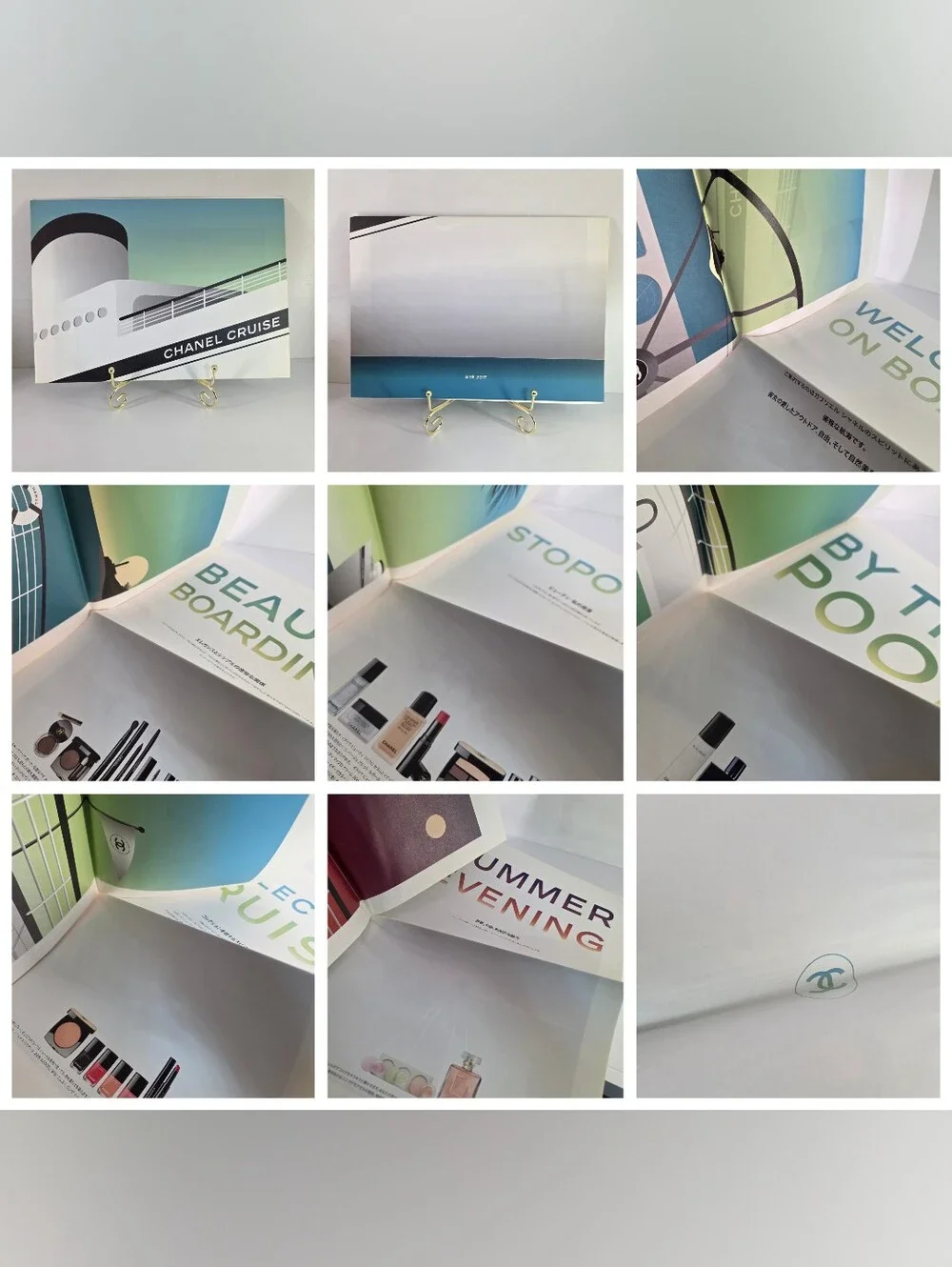 Authentic Chanel Collectible Beauty Catalog And Magazines- 12 Set